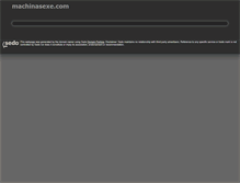 Tablet Screenshot of machinasexe.com